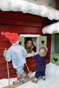 Elsa Beskows barnlounge på Arlanda utanför Stockholm